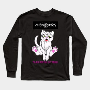 black metal ist paws Long Sleeve T-Shirt